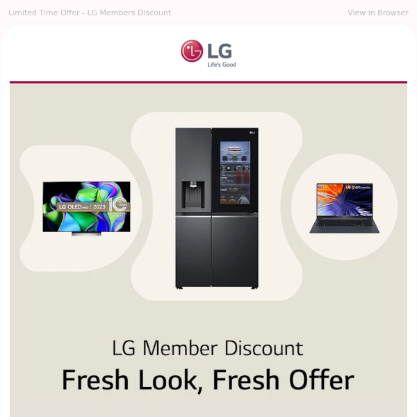 New-Look LG.com, Exclusive 15% Off