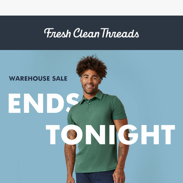 ENDS TONIGHT: Up to 55% OFF