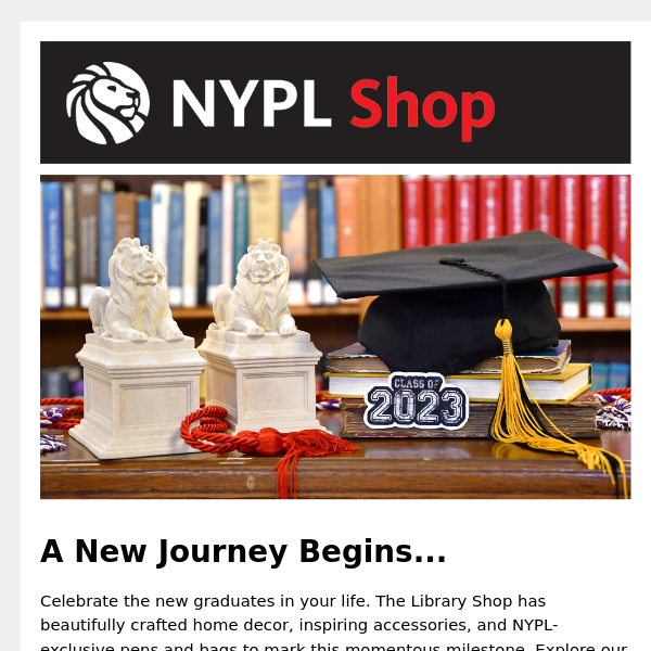 Graduation Gift Guide: Celebrate Starting a New Chapter with Unique Finds  at the Library Shop - NYPL The New York Public Library