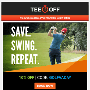 Now on the Tee: 10% Off