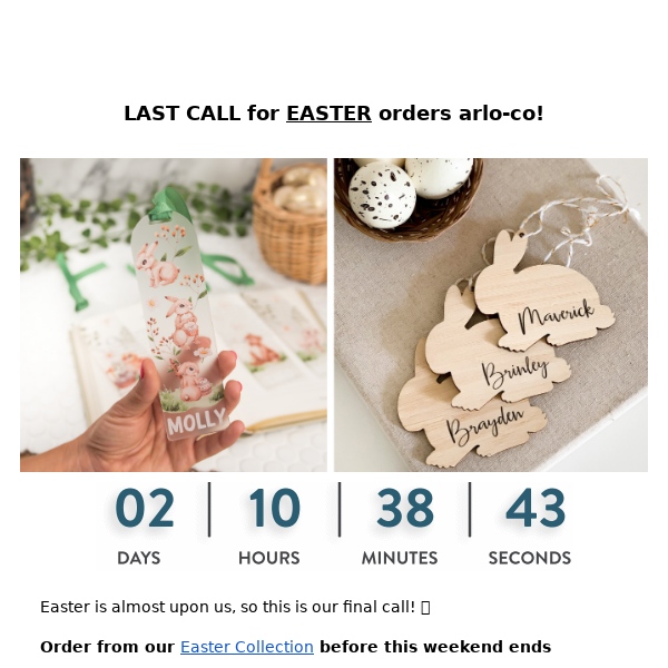 Easter gifts 🐣 LAST CALL!