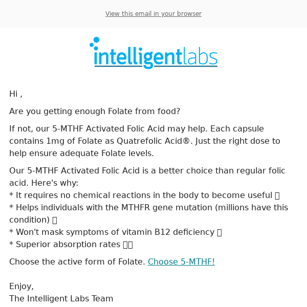 Do you have enough Folate in your diet?🤔