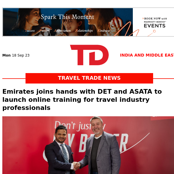 Agoda signs Ayushmann Khurrana as brand ambassador | New Louvre Abu Dhabi exhibition “Letters of Light” opens to the public |  Emirates, DET and ASATA have launched online training courses for new travel professionals