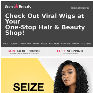 Seize this deal ➡️ 50% Off Human Hair [ USE: EXTRA50 ]