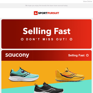 Saucony - Blink and You'll Miss It