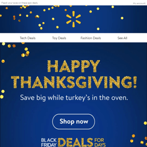 Thanksgiving savings 🍽