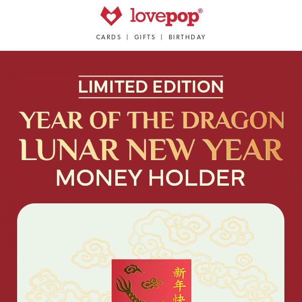 Limited Edition Lunar New Year Money Holders
