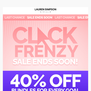 Click Frenzy Sale Ends Soon!