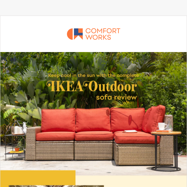 Comfort Works’s  Complete IKEA Outdoor Sofa Review