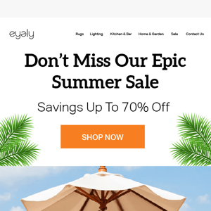 🌞 Hot Summer Savings: Up to 70% Off Await You!