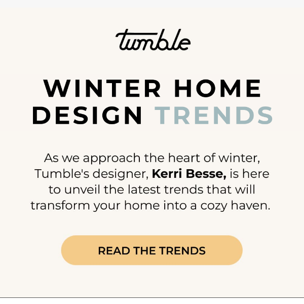 Fresh Winter Design Trends