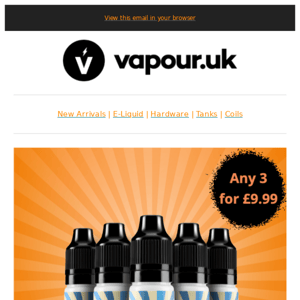 Any 3 Dinner Lady E-liquid For Only £9.99!😎