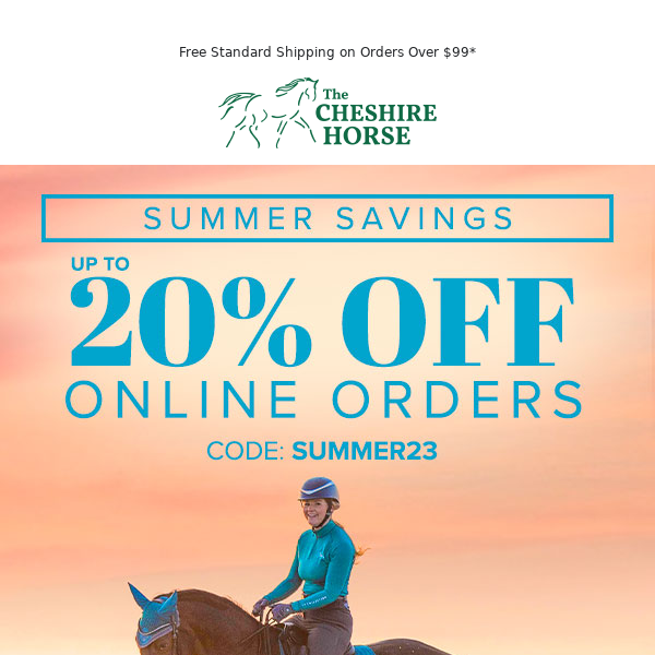Summer Savings up to 20% Off Online