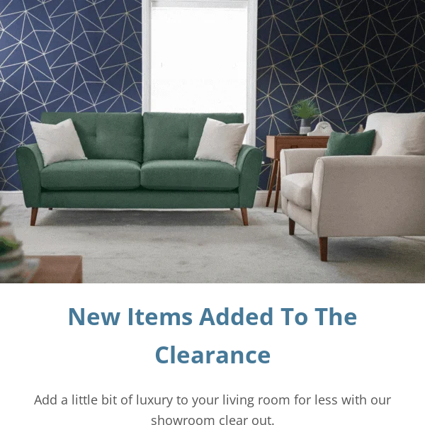 New Items Added To The Sofa Clearance