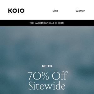 UP TO 70% OFF