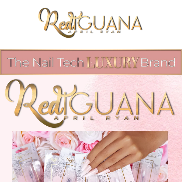 30% OFF Red Iguana Nail Bits!