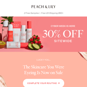 Good news! Price drop on skincare you liked