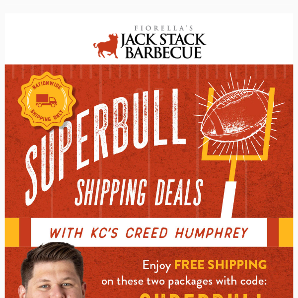 Superbull Shipping Deals - in time for the Big Game!
