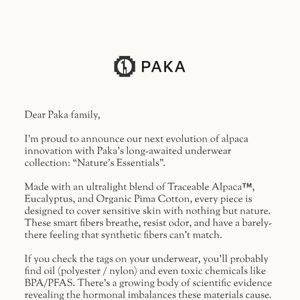 A Letter From The Founder