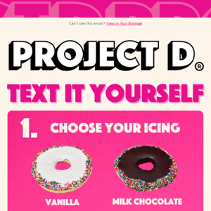 Customise your own doughnut! 🍩