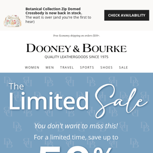 Have You Shopped the Limited Sale?