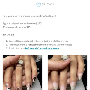 Ericas ATA, win $250 just by doing nails! 💅