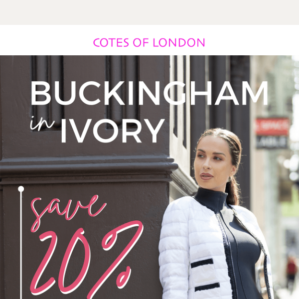 Buckingham Ivory is on a Special Sale!! 😍