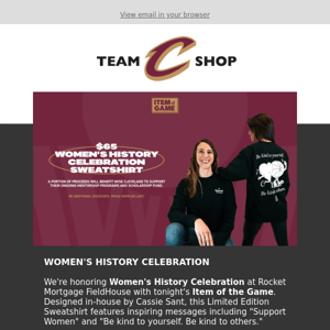 Women’s History Celebration Sweatshirt