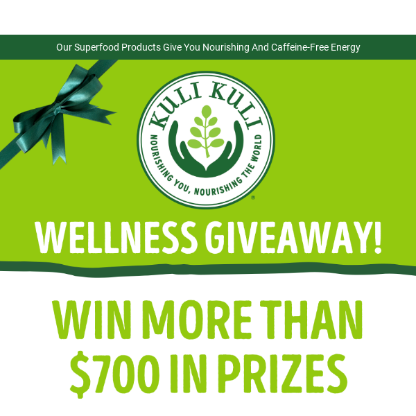 Win Over $700 In Wellness Prizes 🚿 🌿