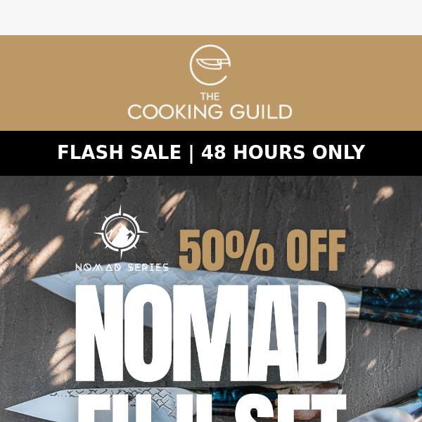 Nomad Fuji Bundle Hand Forged Stainless Steel Chef Knives – TheCookingGuild