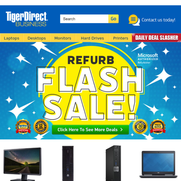 No Excuses Just Shop Save TigerDirect Business