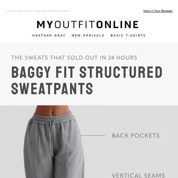BAGGY FIT SWEATPANTS ARE BACK
