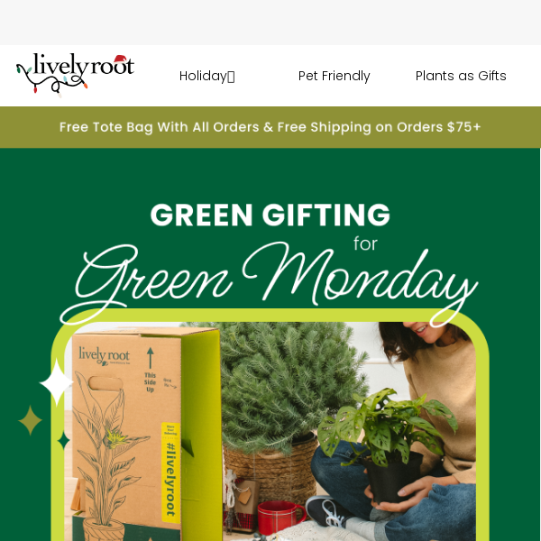 💚 Green Monday Means Green Gifting 💚