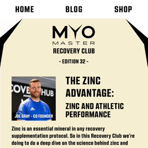 The Zinc Advantage: The science behind zinc and athletic performance.