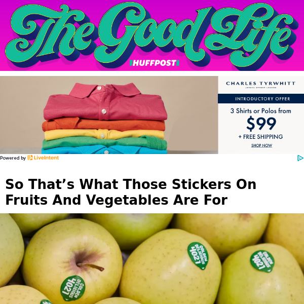 So that’s what those stickers on fruits and vegetables are for