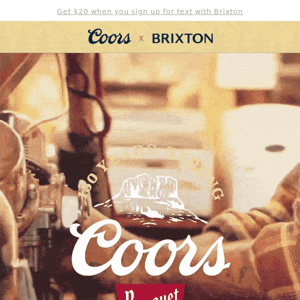 Coors® x Brixton Now Available!