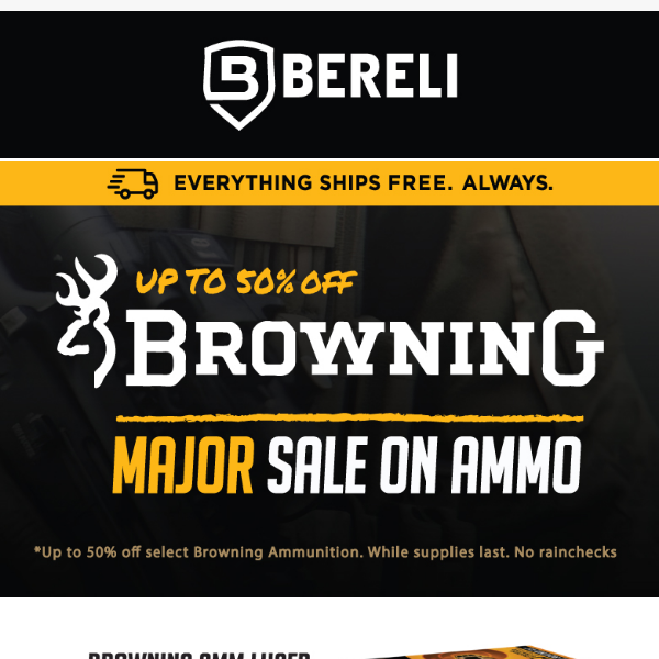 🦌 Major Sale On Browning Ammunition 🙌