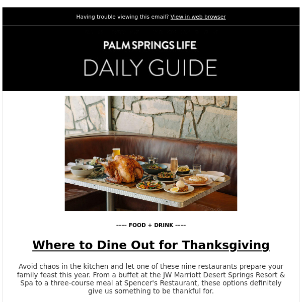 Restaurants Open for Thanksgiving 🍂