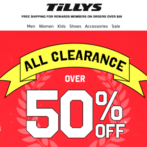 All CLEARANCE Over 50% Off 💥