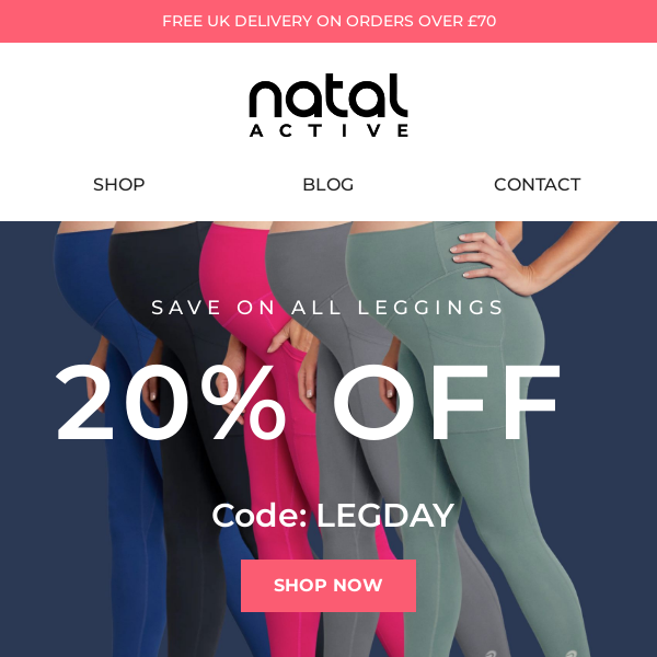 20% off ALL Leggings 🤩