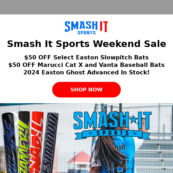 🚨 Weekend Sale Alert at Smash It Sports