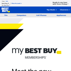 👋 Meet the new My Best Buy Memberships. 👋