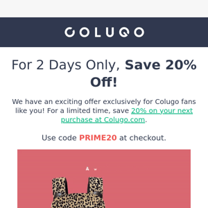 Prime Day Special: Save Big on Colugo