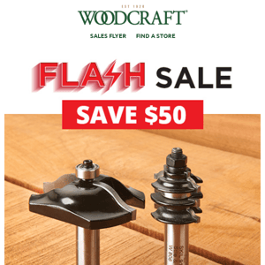 Today's Flash Deal—Save $50 on Precision SKIL® Router Bit Set