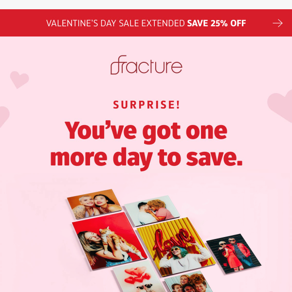 Surprise! One more day to save!