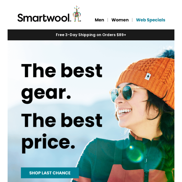 Don’t miss these deals. Only on Smartwool.com