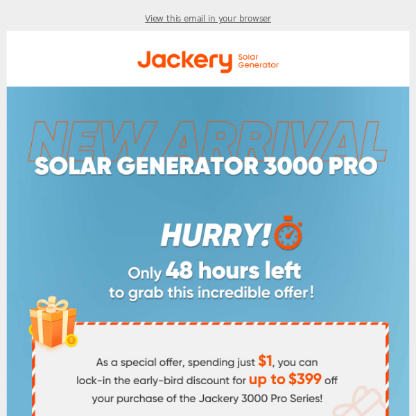 🆕Last Call | Jackery's New 3000Pro Series!