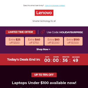 $99 laptop available now!