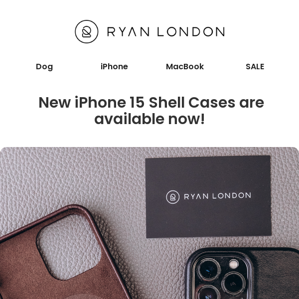 The New iPhone 15 Shell Cases are here!