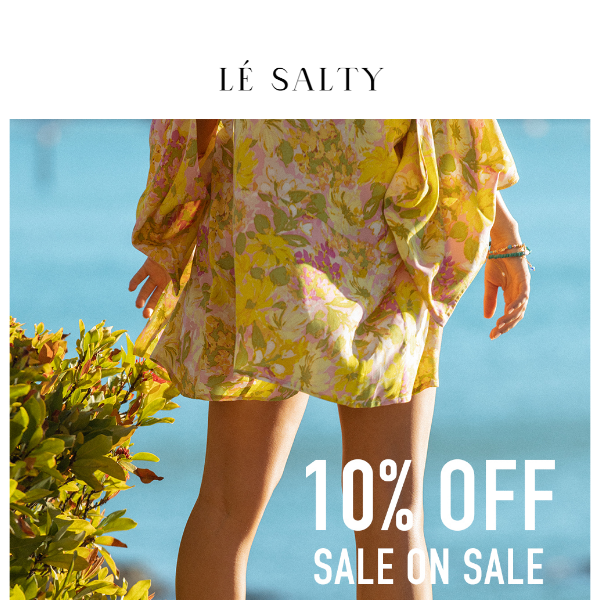 ENDS MIDNIGHT | A Further 10% Off Sale